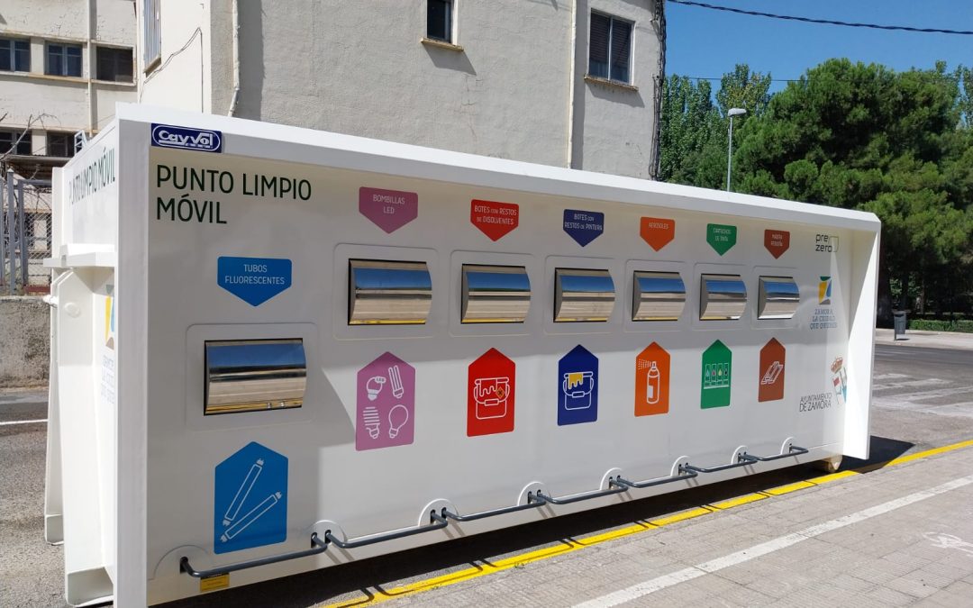 ENTREGADA Y YA EN SERVICIO ESTE NUEVO PUNTO LIMPIO CAYVOL BOX EN ZAMORA