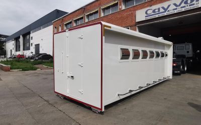 ENTREGA A PREZERO  MADRID DE 7 CONTENEDORES PUNTO LIMPIO «CAYVOL BOX»